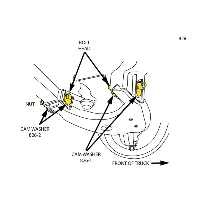 MOOG Chassis Products Alignment Caster / Camber Kit MOO-K100129